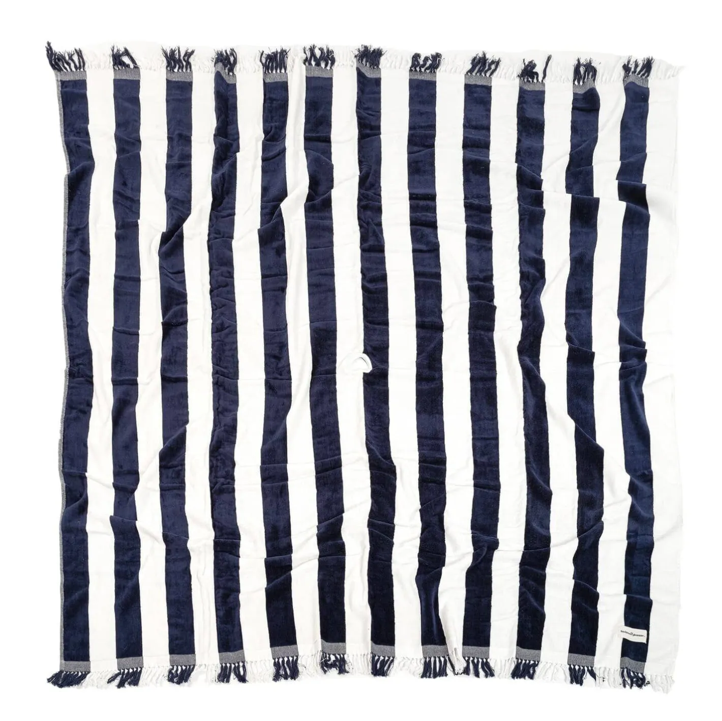 Business & Pleasure Co. The Holiday Beach Blanket - Navy Capri Stripe