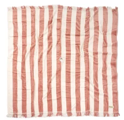 Business & Pleasure Co. The Holiday Beach Blanket - Pink Capri Stripe