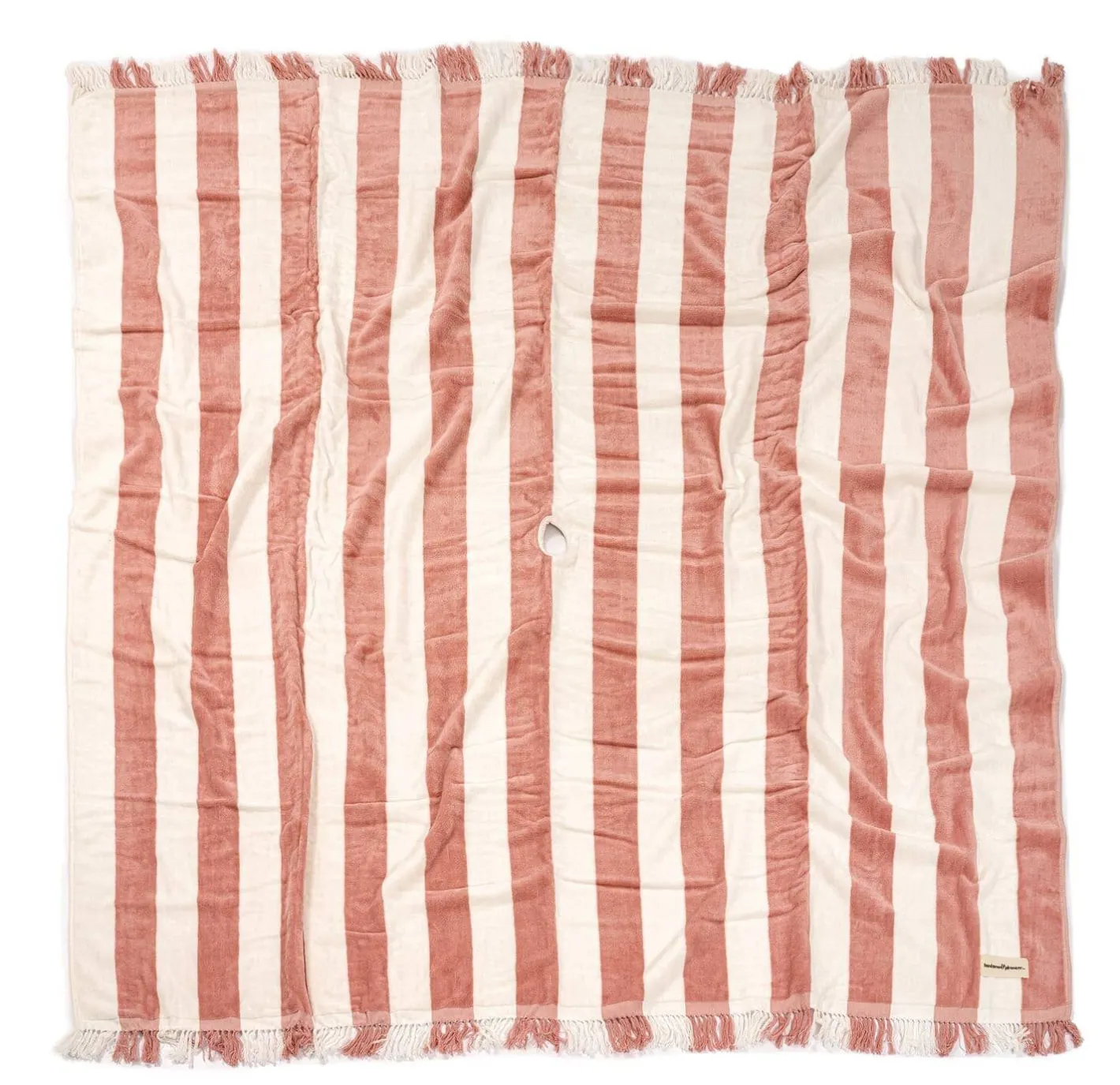 Business & Pleasure Co. The Holiday Beach Blanket - Pink Capri Stripe