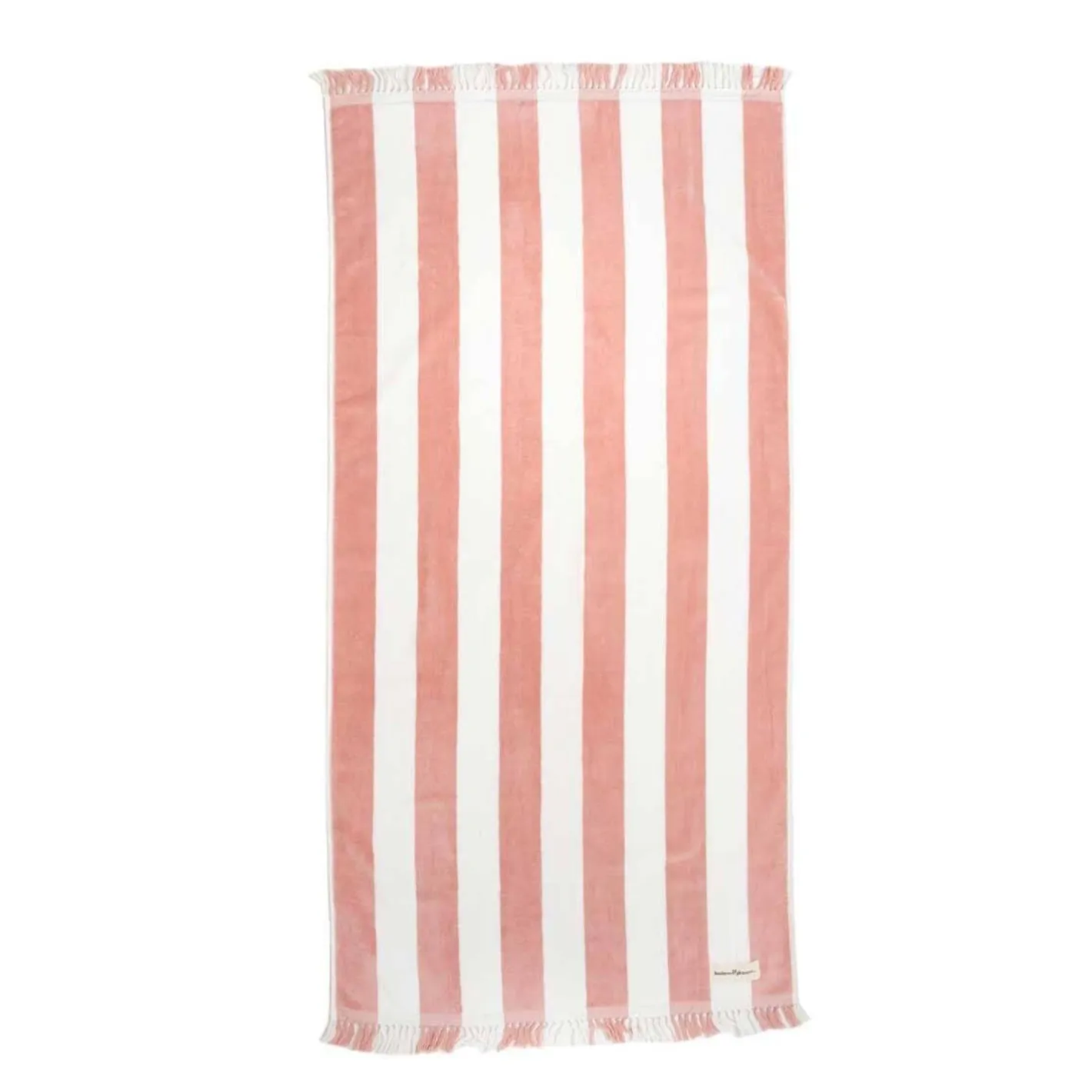 Business & Pleasure Co. The Holiday Beach Towel - Pink Capri Stripe
