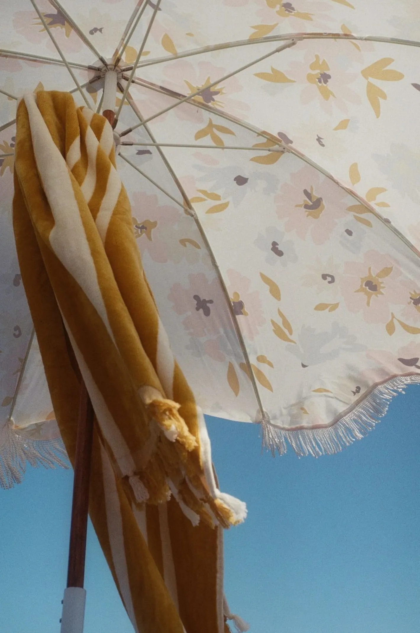 Business & Pleasure Co. The Holiday Beach Umbrella - Abstract Floral