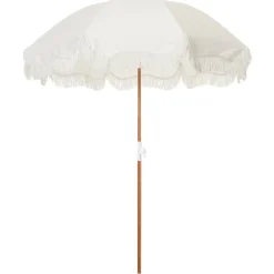 Business & Pleasure Co. The Holiday Beach Umbrella - Antique White