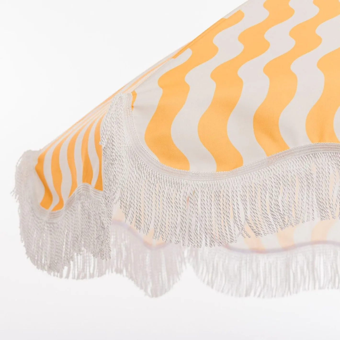 Business & Pleasure Co. The Holiday Beach Umbrella - Ocean Mimosa Stripe