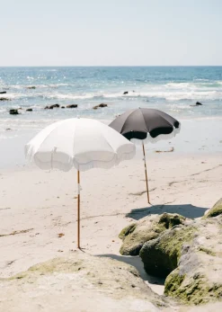 Business & Pleasure Co. The Holiday Beach Umbrella - Vintage Black