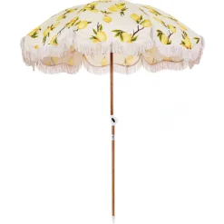 Business & Pleasure Co. The Holiday Beach Umbrella - Vintage Lemons