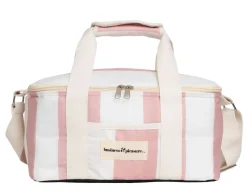 Business & Pleasure Co. The Holiday Cooler Bag - Pink Capri Stripe
