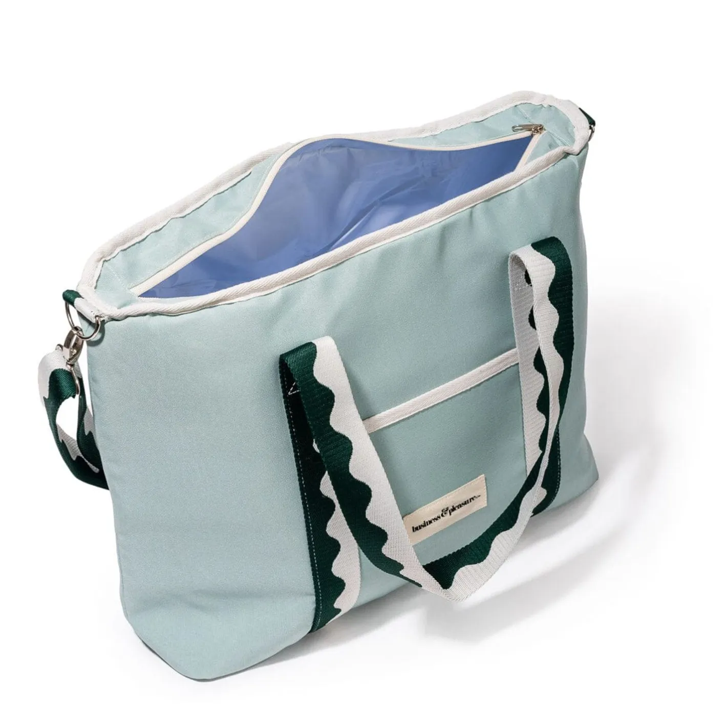 Business & Pleasure Co. The Holiday Cooler Tote Bag - Rivie Green