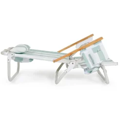 Business & Pleasure Co. The Holiday Tommy Chair - Sage Capri Stripe