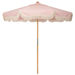 Business & Pleasure Co. The Market Umbrella - Lauren'S Pink Stripe