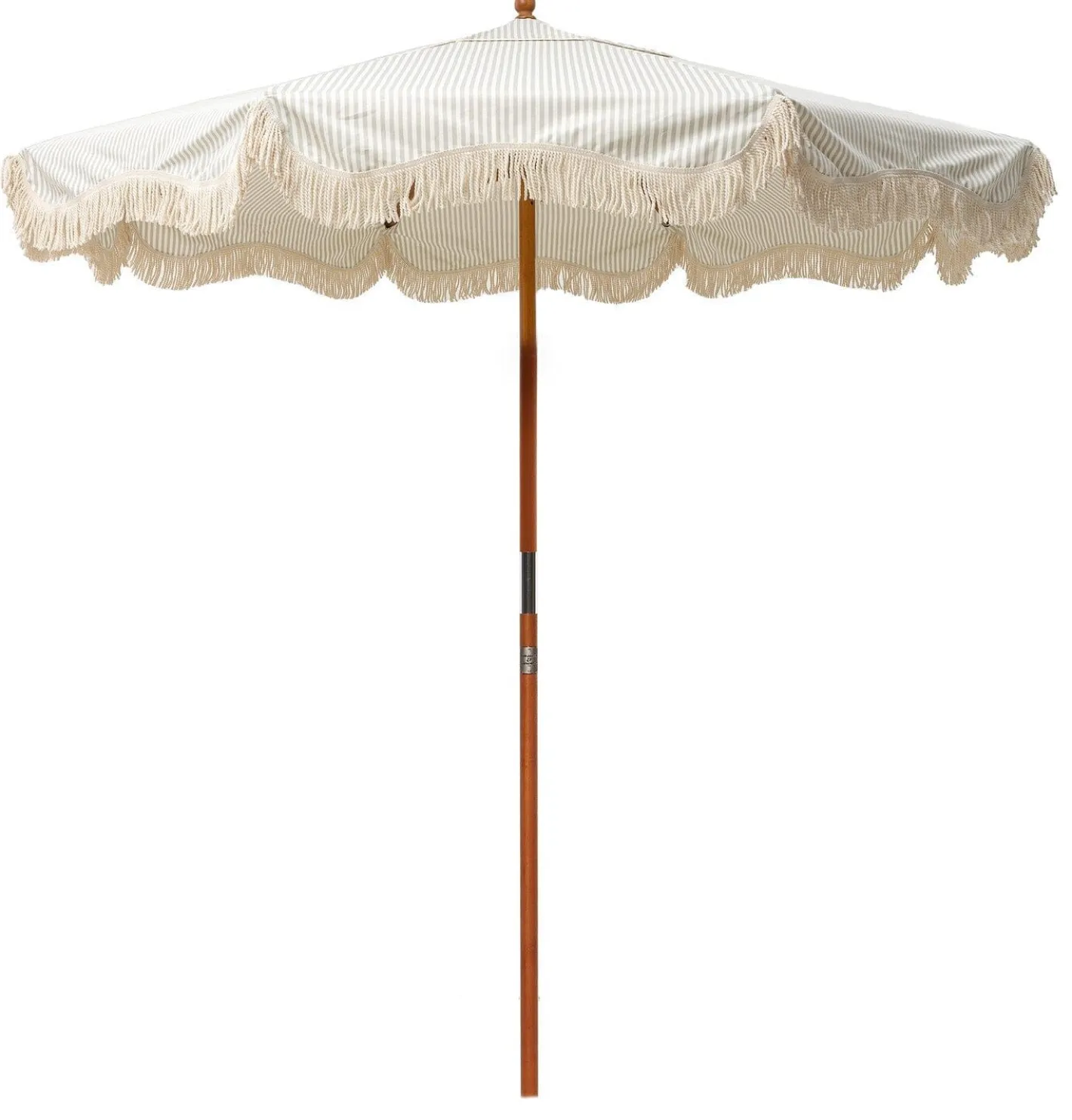 Business & Pleasure Co. The Market Umbrella - Lauren'S Sage Stripe