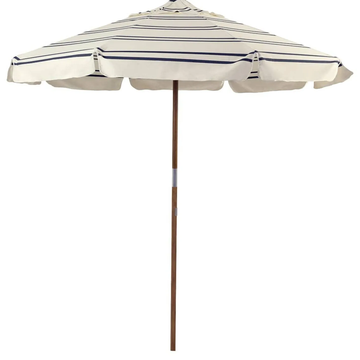 Business & Pleasure Co. The Market Umbrella - Malibu Black Stripe