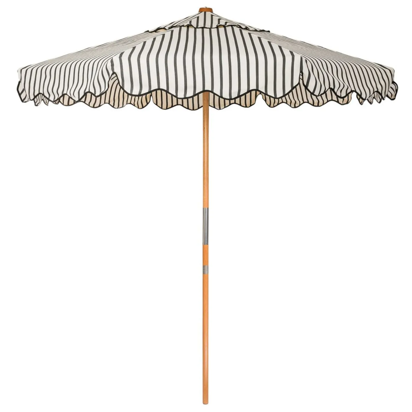 Business & Pleasure Co. The Market Umbrella - Monaco Black Stripe