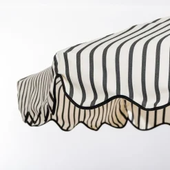 Business & Pleasure Co. The Market Umbrella - Monaco Black Stripe