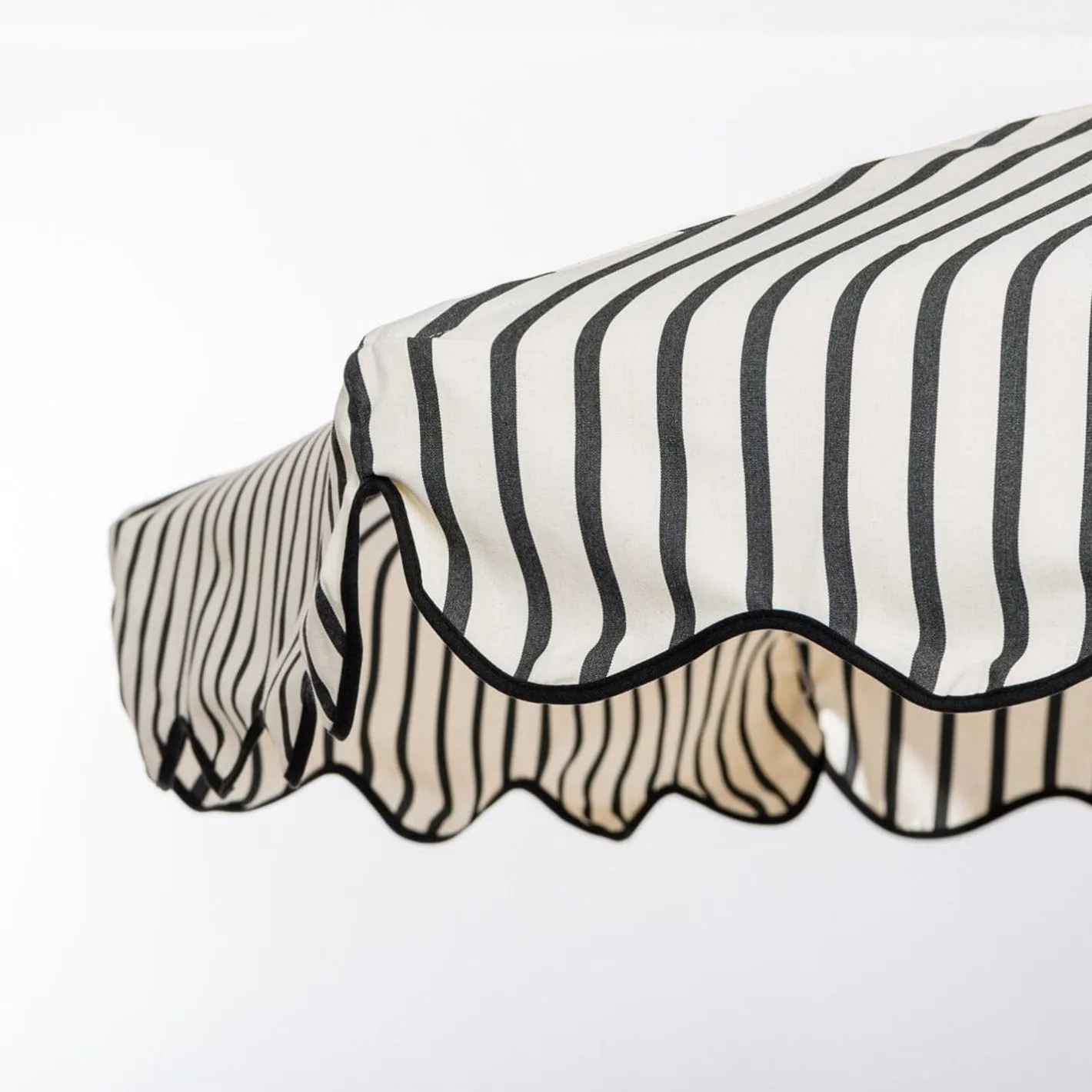 Business & Pleasure Co. The Market Umbrella - Monaco Black Stripe