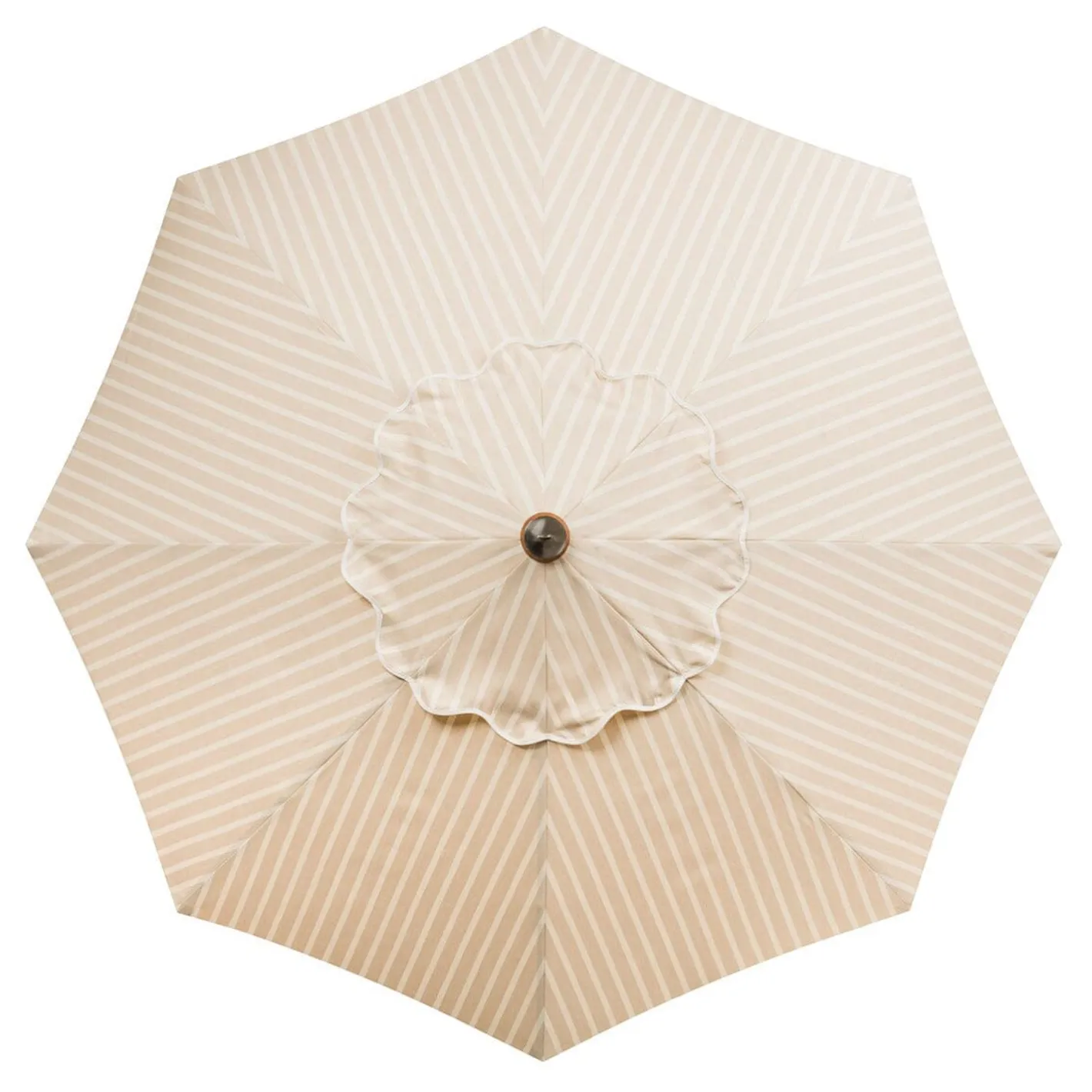 Business & Pleasure Co. The Market Umbrella - Monaco Natural Stripe
