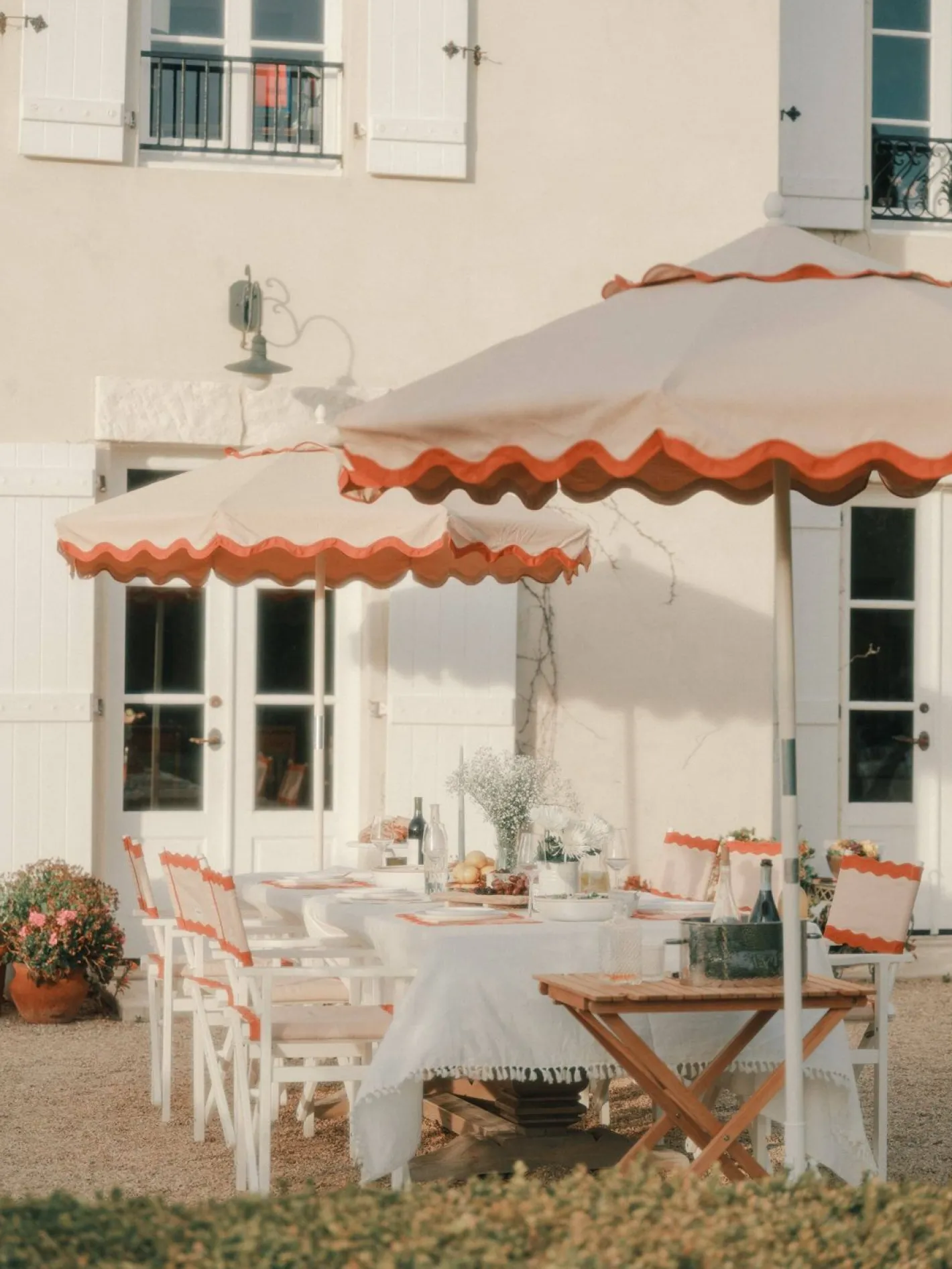 Business & Pleasure Co. The Market Umbrella - Rivie Pink