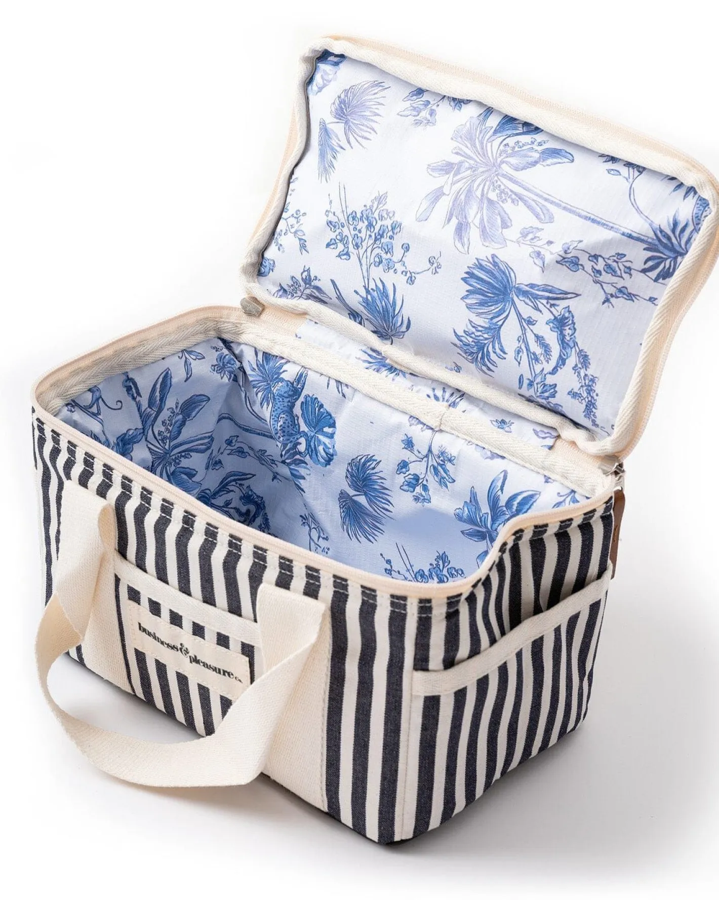 Business & Pleasure Co. The Mini Cooler Bag - Lauren'S Navy Stripe