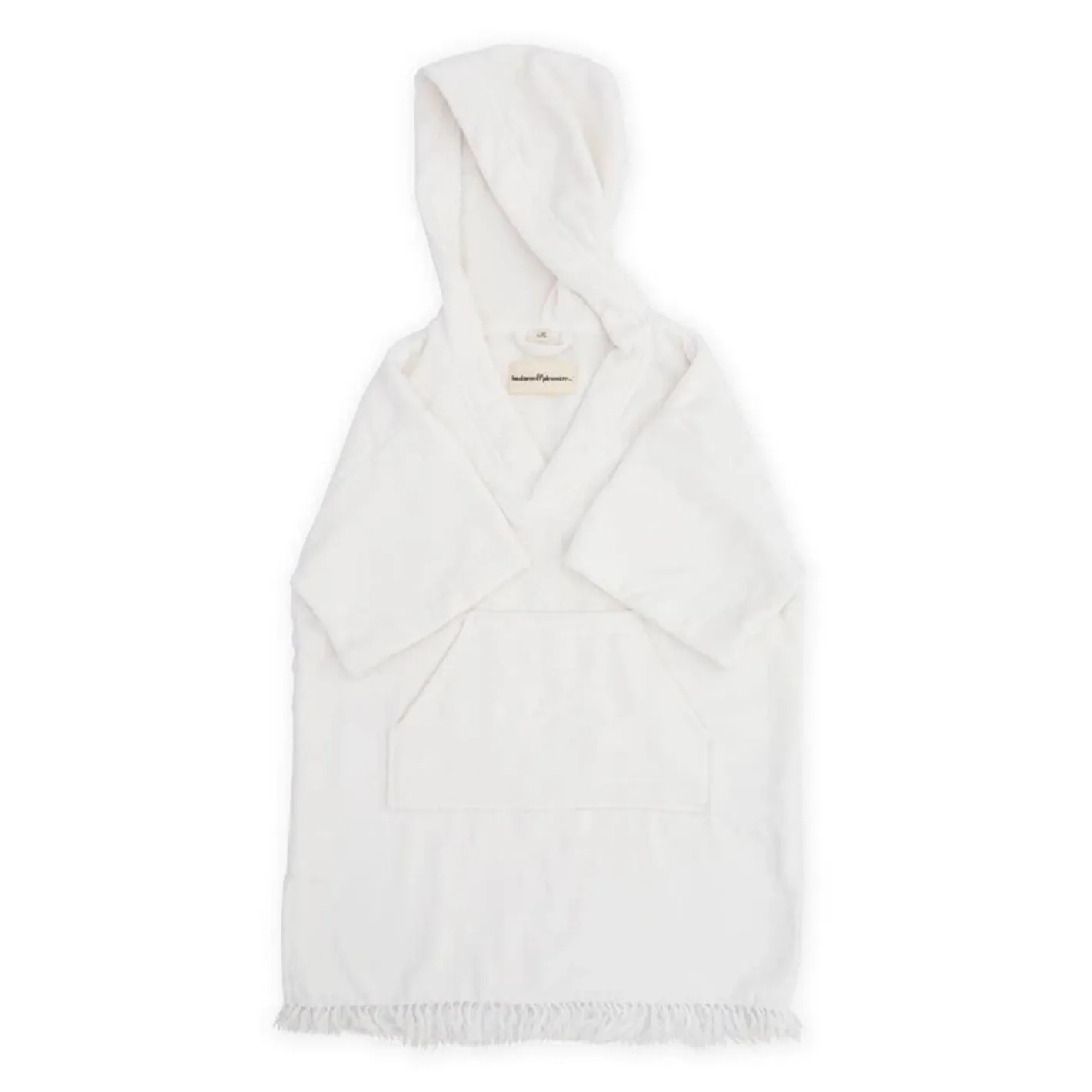 Business & Pleasure Co. The Mini Poncho - Antique White