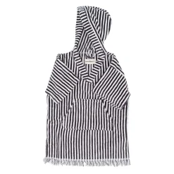 Business & Pleasure Co. The Mini Poncho - Lauren'S Navy Stripe