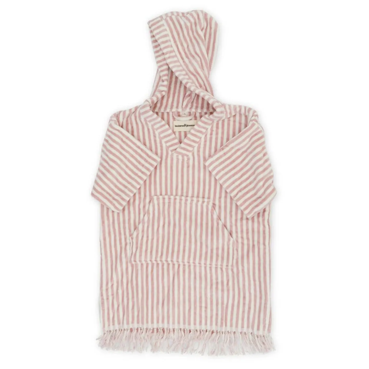 Business & Pleasure Co. The Mini Poncho - Lauren'S Pink Stripe