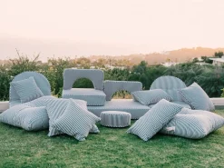 Business & Pleasure Co. The Modular Pillow Stack - Lauren'S Navy Stripe