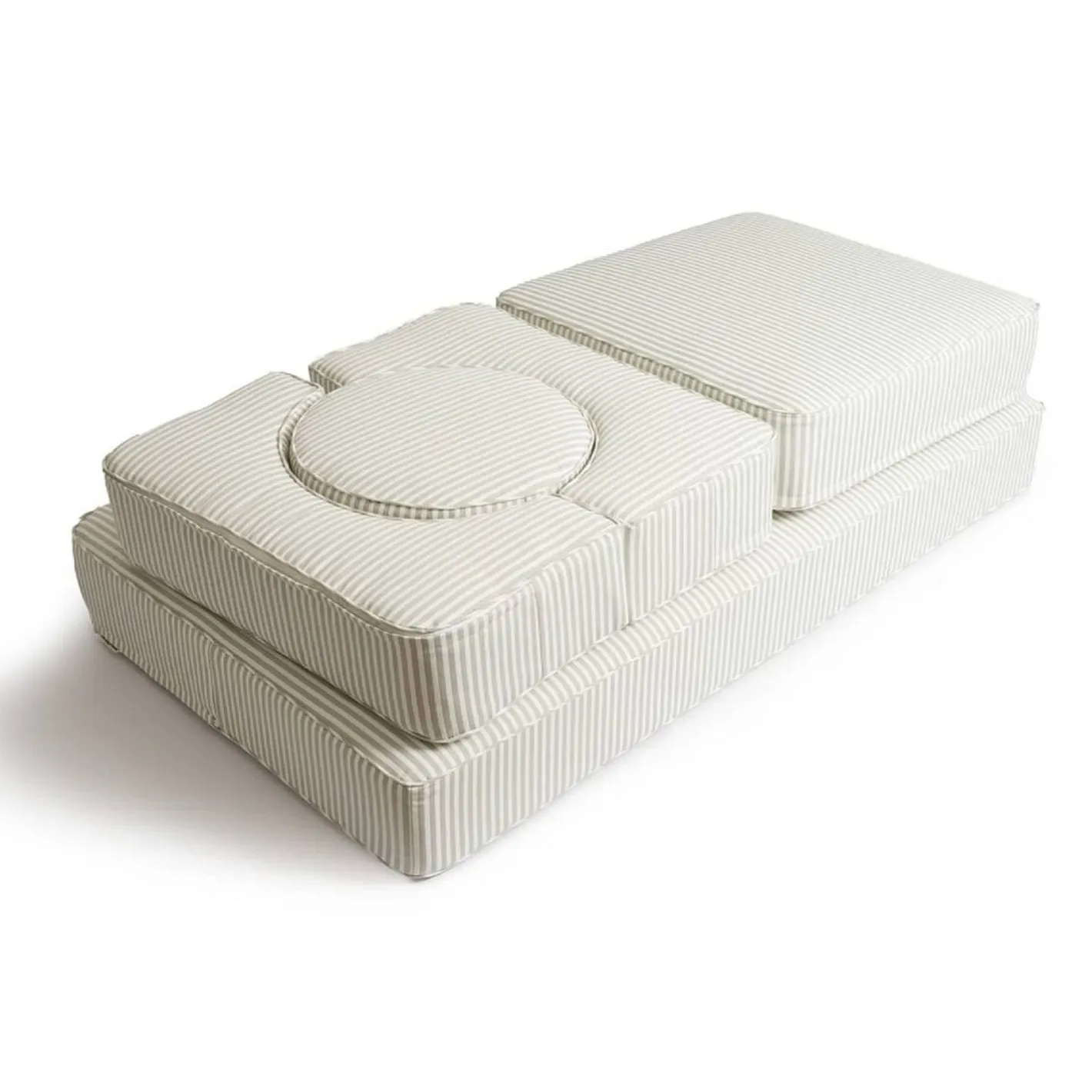 Business & Pleasure Co. The Modular Pillow Stack - Lauren'S Sage Stripe