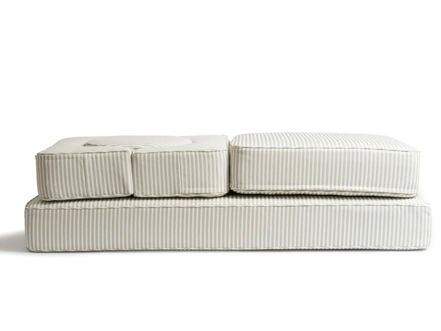 Business & Pleasure Co. The Modular Pillow Stack - Lauren'S Sage Stripe