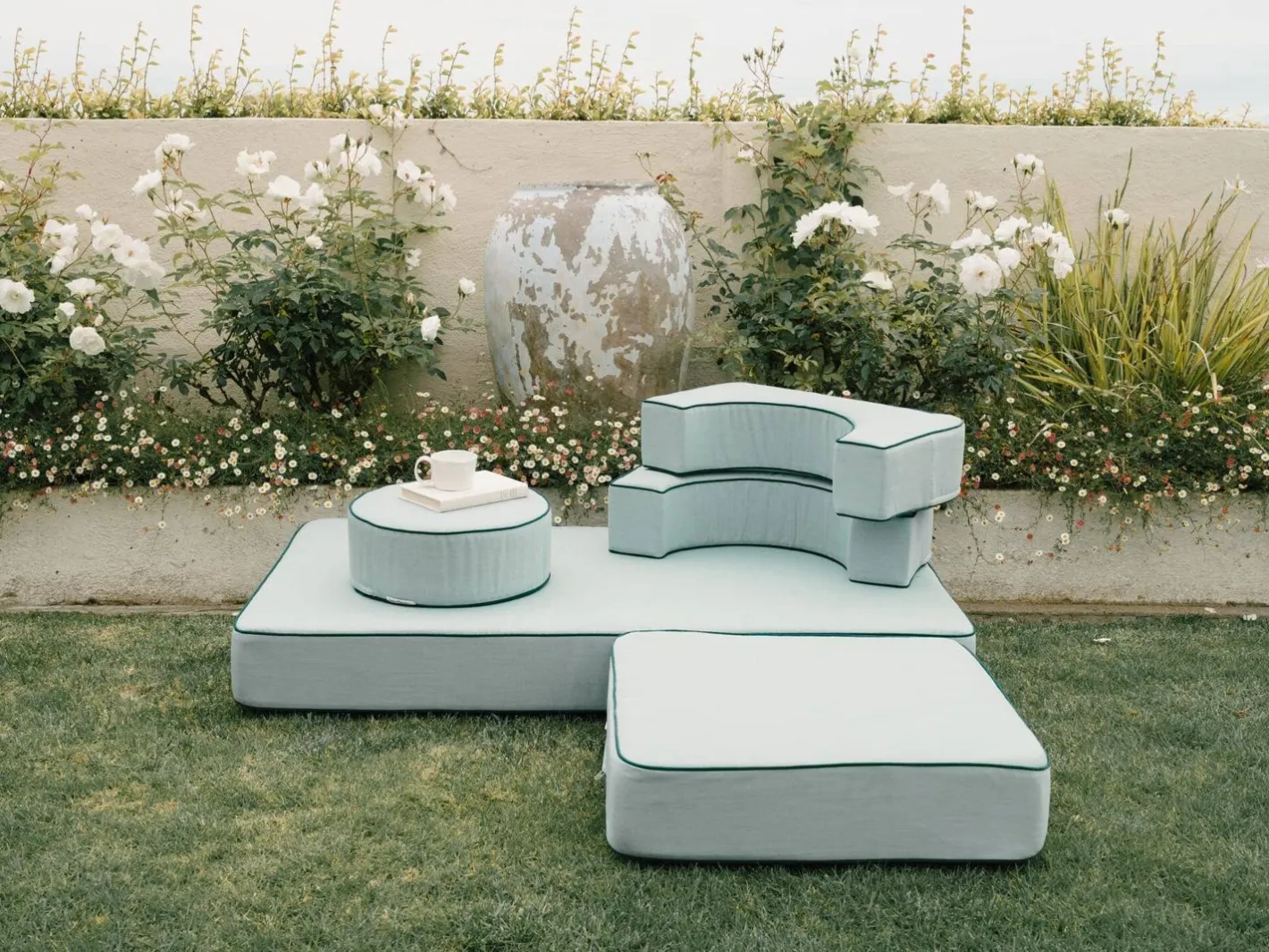 Business & Pleasure Co. The Modular Pillow Stack - Rivie Green