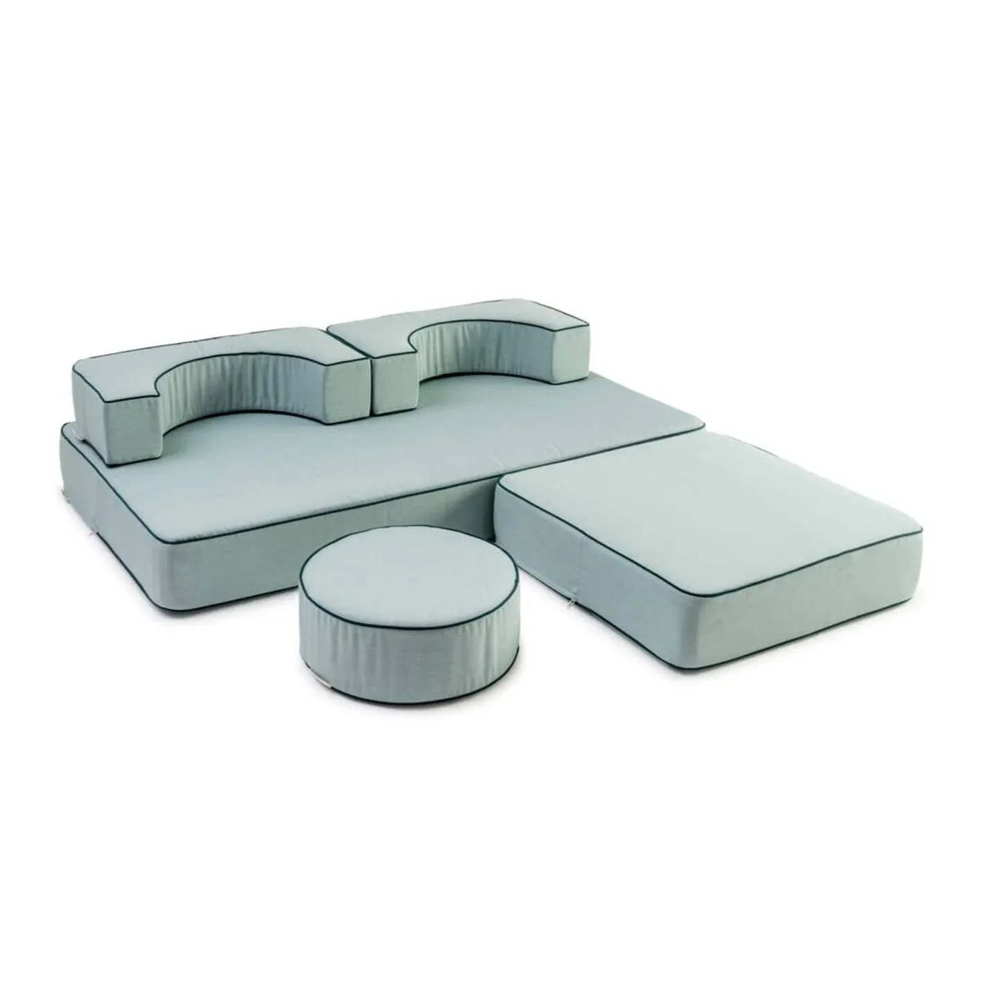 Business & Pleasure Co. The Modular Pillow Stack - Rivie Green