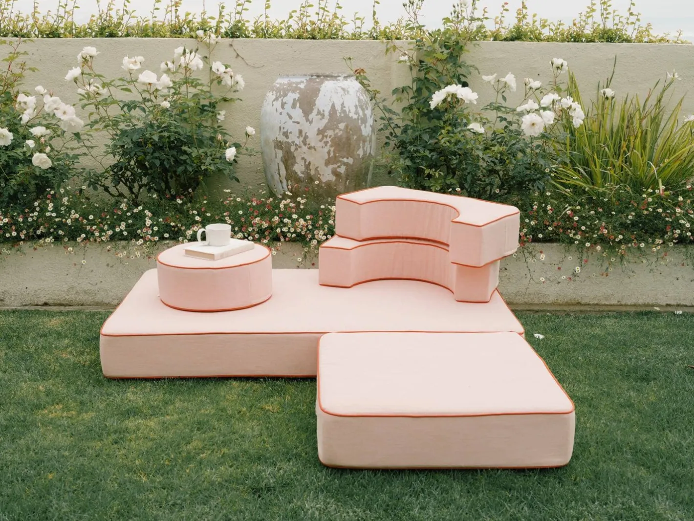 Business & Pleasure Co. The Modular Pillow Stack - Rivie Pink
