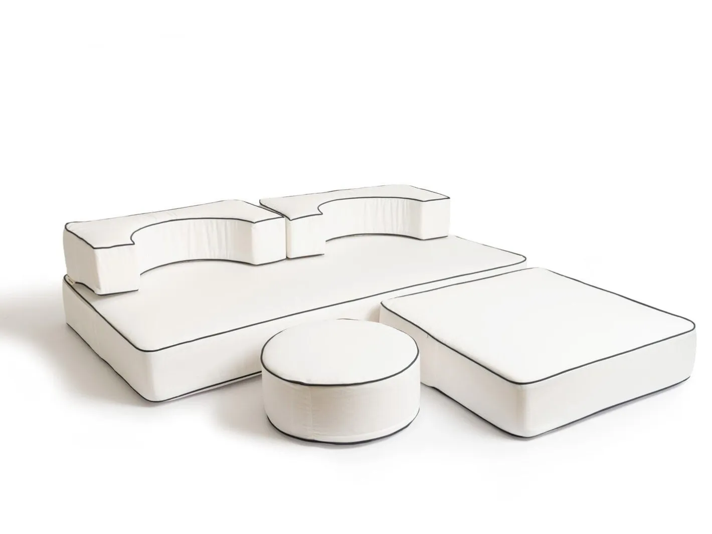Business & Pleasure Co. The Modular Pillow Stack - Rivie White