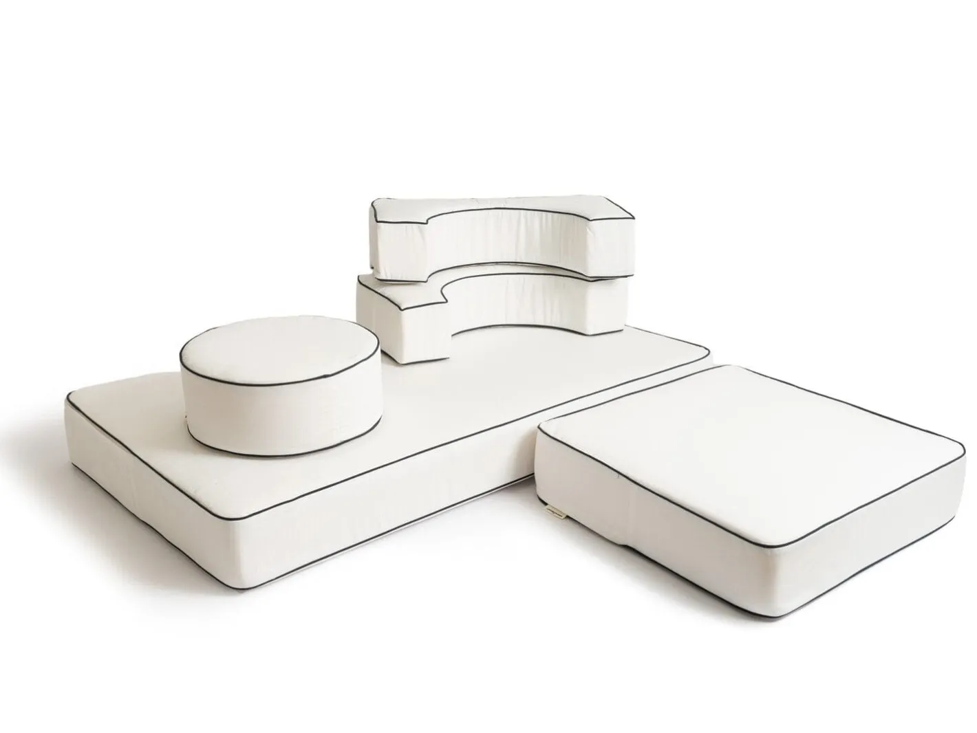 Business & Pleasure Co. The Modular Pillow Stack - Rivie White