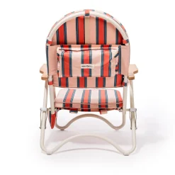 Business & Pleasure Co. The Pam Chair - Bistro Dusty Pink Stripe