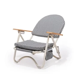 Business & Pleasure Co. The Pam Chair - Laurens Navy Stripe