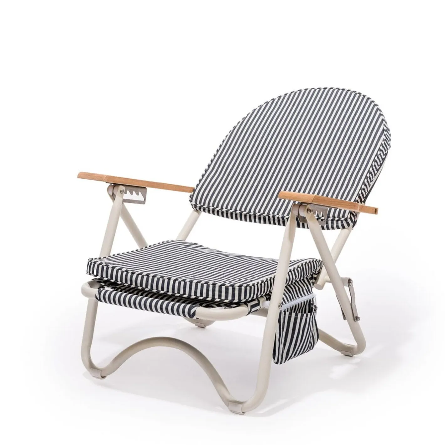 Business & Pleasure Co. The Pam Chair - Laurens Navy Stripe