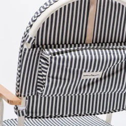 Business & Pleasure Co. The Pam Chair - Laurens Navy Stripe