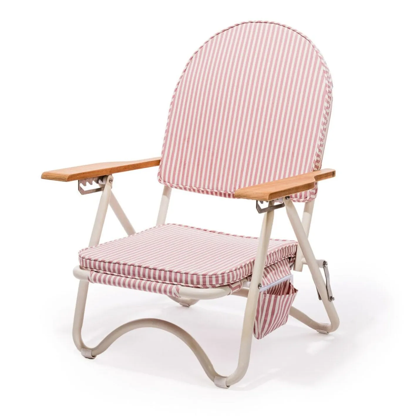 Business & Pleasure Co. The Pam Chair - Laurens Pink Stripe