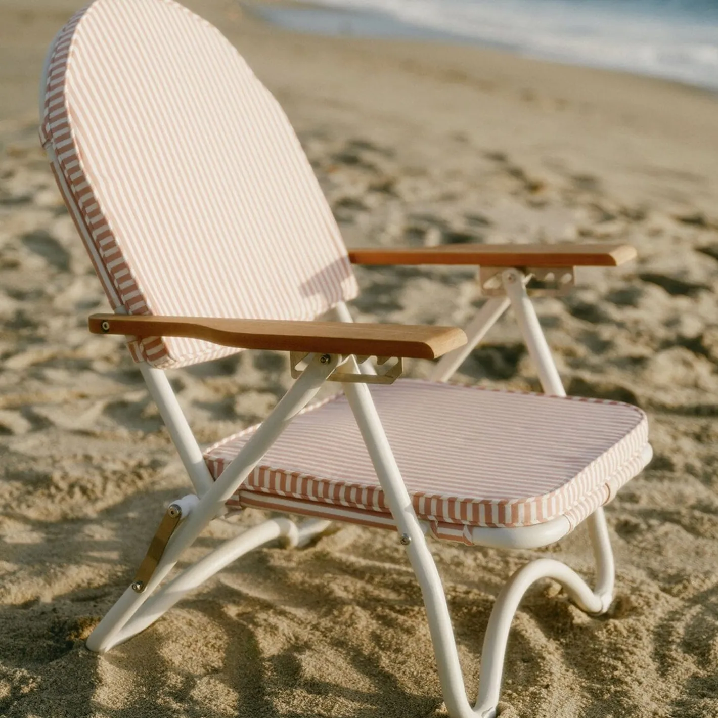 Business & Pleasure Co. The Pam Chair - Laurens Pink Stripe
