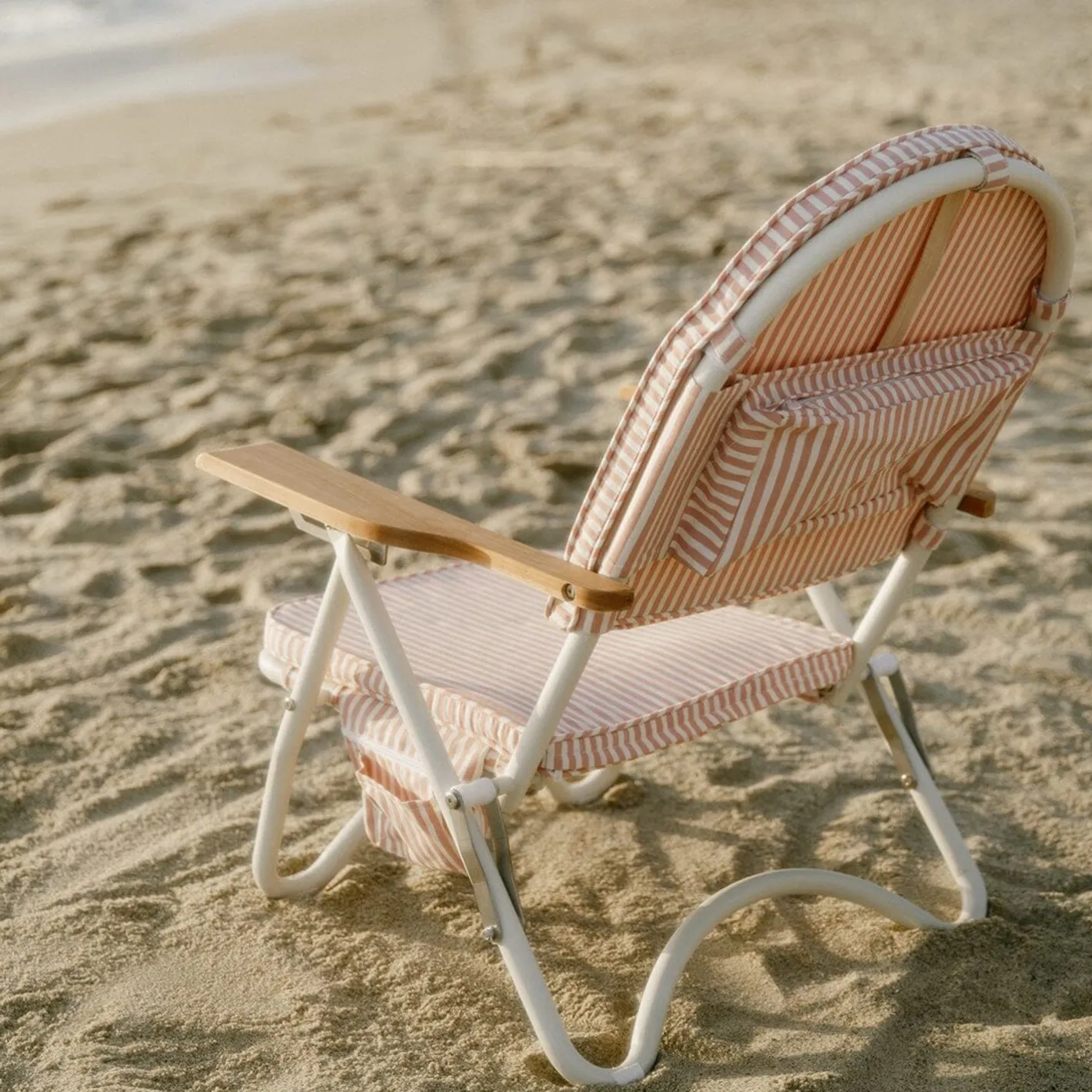 Business & Pleasure Co. The Pam Chair - Laurens Pink Stripe