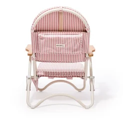 Business & Pleasure Co. The Pam Chair - Laurens Pink Stripe