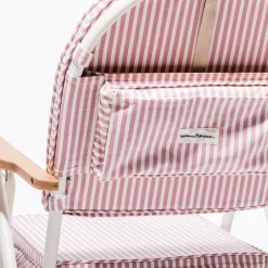 Business & Pleasure Co. The Pam Chair - Laurens Pink Stripe