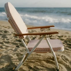 Business & Pleasure Co. The Pam Chair - Laurens Pink Stripe