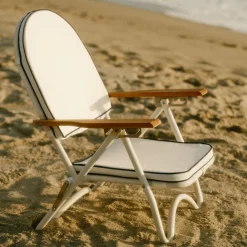 Business & Pleasure Co. The Pam Chair - Rivie White