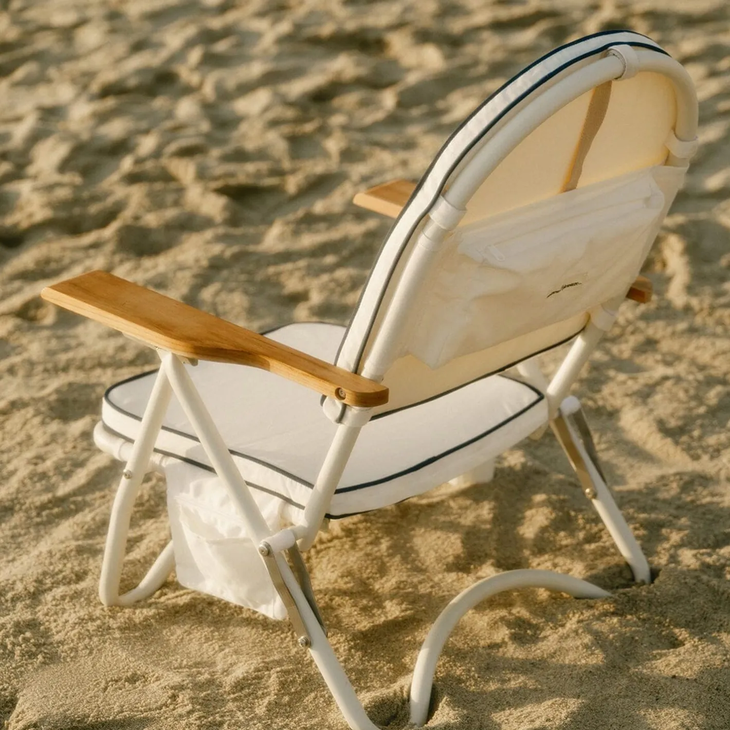 Business & Pleasure Co. The Pam Chair - Rivie White