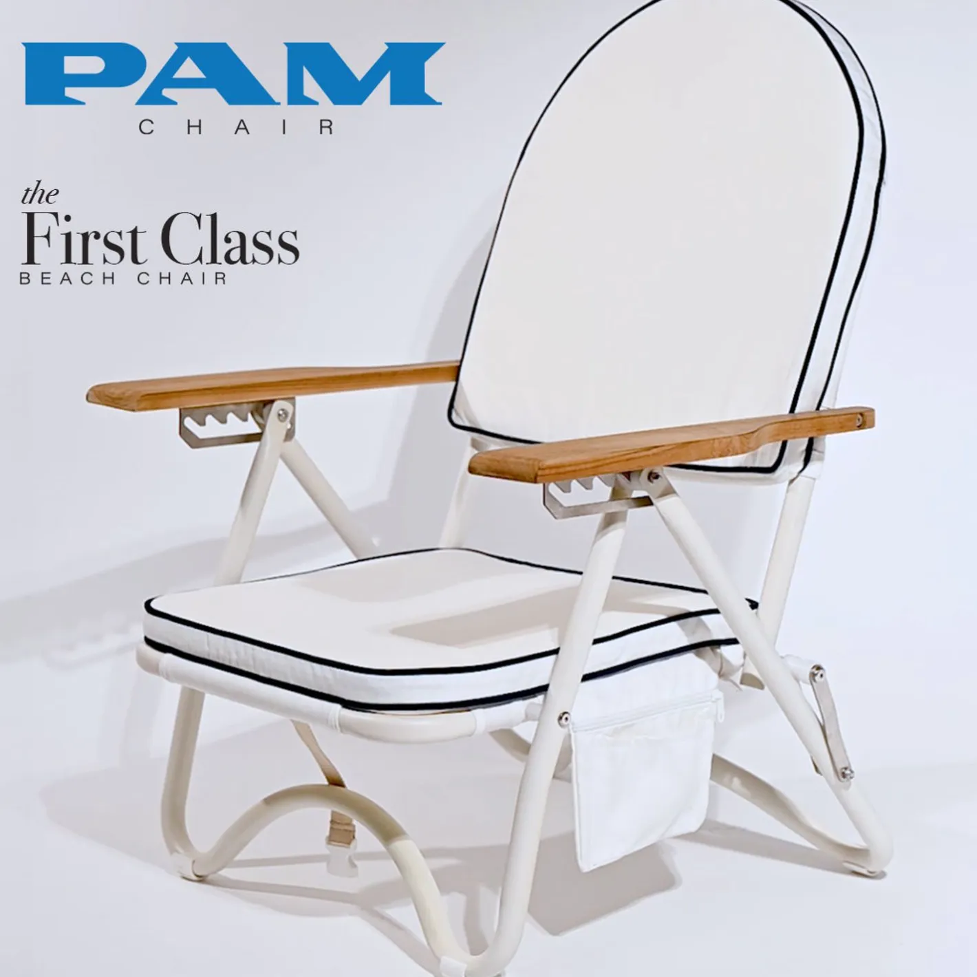 Business & Pleasure Co. The Pam Chair - Rivie White