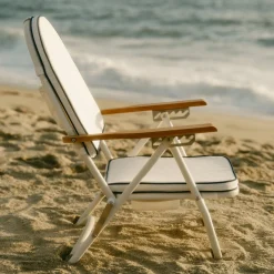 Business & Pleasure Co. The Pam Chair - Rivie White