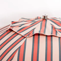 Business & Pleasure Co. The Patio Umbrella - Bistro Dusty Pink Stripe