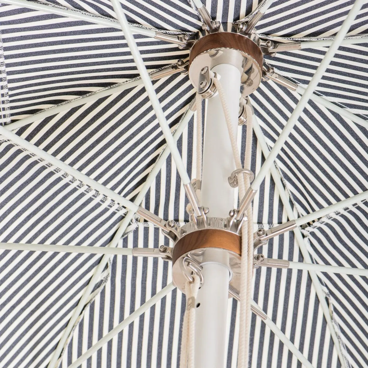 Business & Pleasure Co. The Patio Umbrella - Lauren'S Navy Stripe