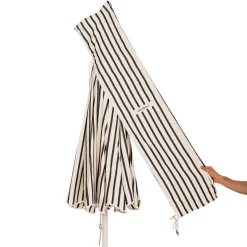 Business & Pleasure Co. The Patio Umbrella - Monaco Black Stripe