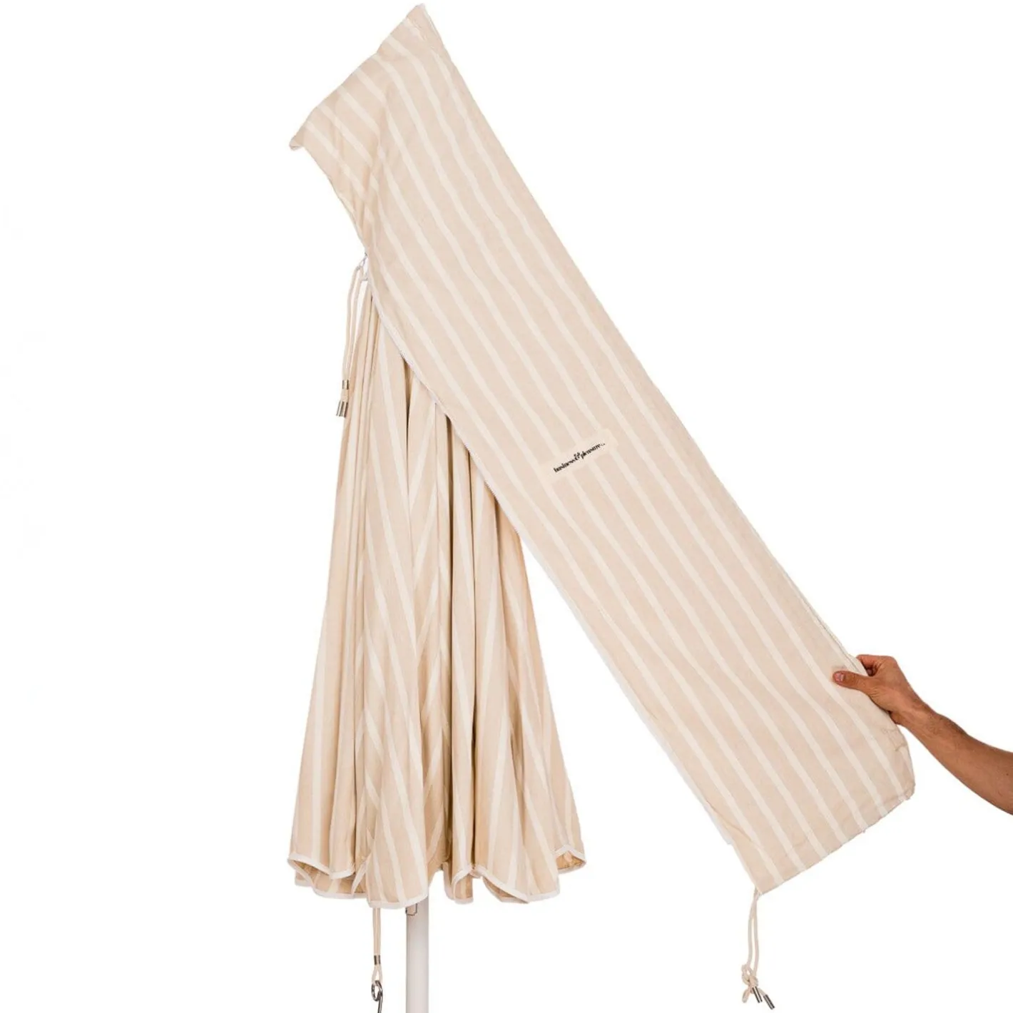 Business & Pleasure Co. The Patio Umbrella - Monaco Natural Stripe